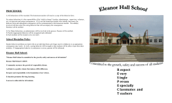 Eleanor Hall School CARES