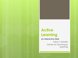 Active Learning