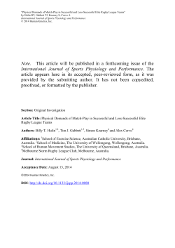 Note. This article will be published in a forthcoming