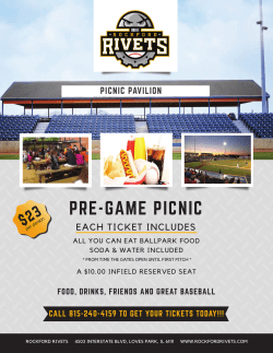 Pre-game picnic - Northwoods League