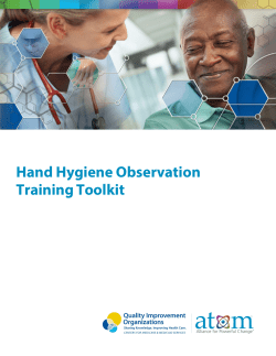 Hand Hygiene Observation Training Toolkit