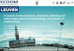 PHD proposal (April 2008) - APE-INV