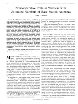 Noncooperative Cellular Wireless with Unlimited Numbers of Base