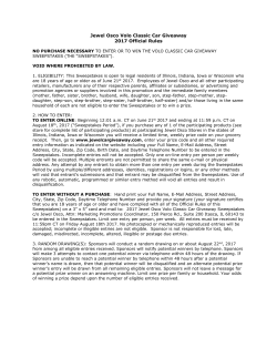 Jewel Osco Volo Classic Car Giveaway 2017 Official Rules