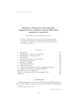 Existence, uniqueness and removable singularities for nonlinear