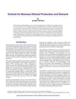 Outlook for Biomass Ethanol Production and Demand