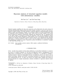 Bayesian analysis of structural equation models with dichotomous
