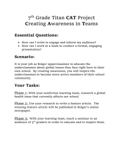 Titan C.A.T. Project Overview