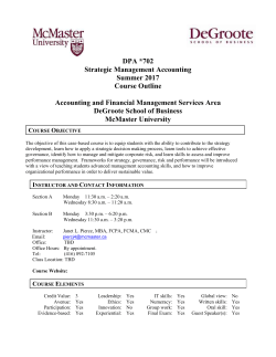 Course Outline Template - Graduate Diploma in Professional