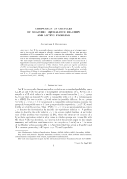 COMPARISON OF COCYCLES OF MEASURED EQUIVALENCE