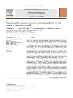 Anytime coalition structure generation in multi