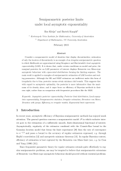 Semiparametric posterior limits under local asymptotic exponentiality