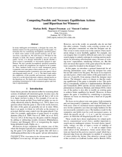 Computing Possible and Necessary Equilibrium Actions (and