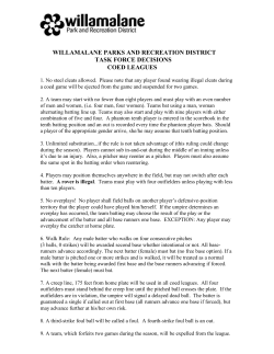 rules for all leagues