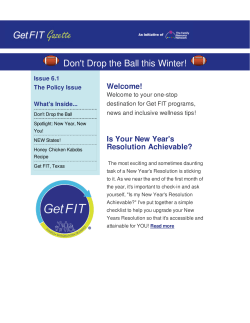 Don`t Drop the Ball this Winter!