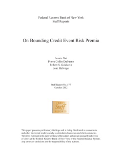 On Bounding Credit Event Risk Premia