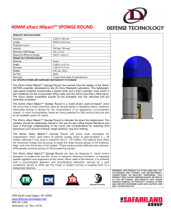 40MM eXact iMpact&trade; SPONGE ROUND