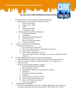 The Game Plan - Cure Violence