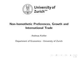 Non-homothetic Preferences, Growth and International Trade