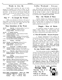 Mary Mother of God &ndash; January 1st