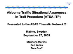In-Trail Procedure (ATSA-ITP)