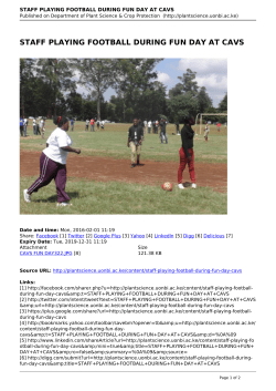 staff playing football during fun day at cavs
