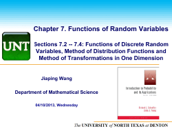 The UNIVERSITY of NORTH CAROLINA at CHAPEL