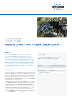 Application Note CBRNE 1825475 Detecting Chemical