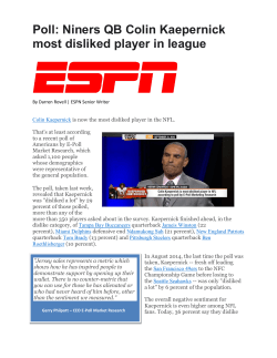 Colin Kaepernick is now the most