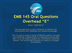 Ice Detection OVERRIDE Knob in ENG