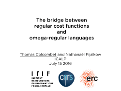 The bridge between regular cost functions and omega