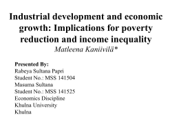 Industrial development and economic growth: Implications for