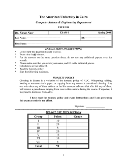 First Mid-term - Computer Science and Engineering Department