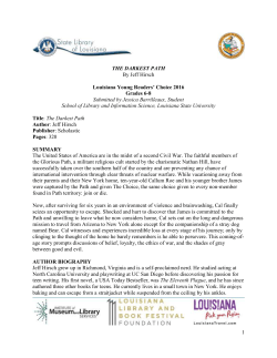 Study Guide - State Library of Louisiana