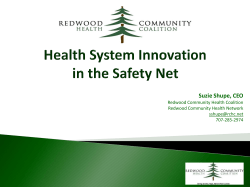 CEO, Redwood Community Health Coalition