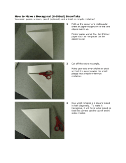 How to Make a 6-Sided Snowflake