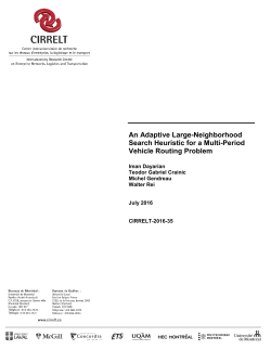 An Adaptive Large-Neighborhood Search Heuristic for a Multi