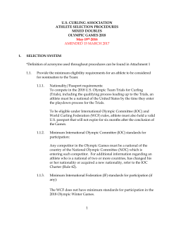 procedures for mixed doubles also are available now.