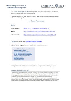 Exploring Beliefs - Organizational and Professional Development