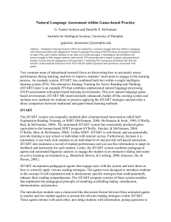 Natural Language Assessment within Game
