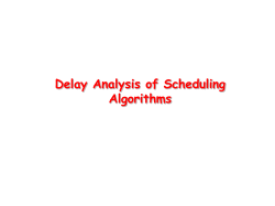 Derivation of Delay Bound