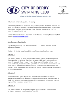 parents guide to competitive swimming