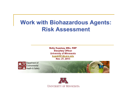 Biohazardous Agents Kupskay