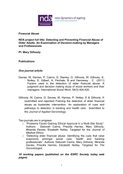 An Examination of Decision