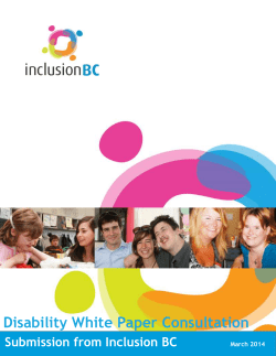 Inclusion BC - Province of British Columbia