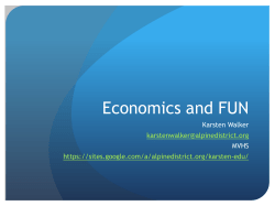 Economics and FUN