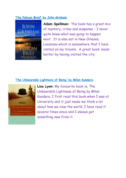 Staff favourites `reading for pleasure`