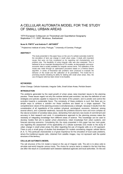 a cellular automata model for the study of small