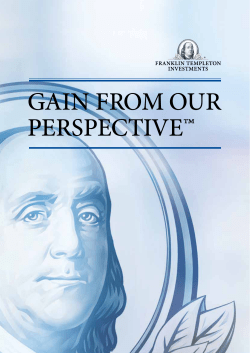 Gain From Our Perspective Brochure