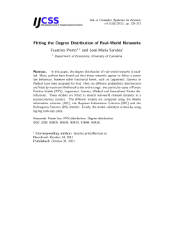 Fitting the Degree Distribution of Real
